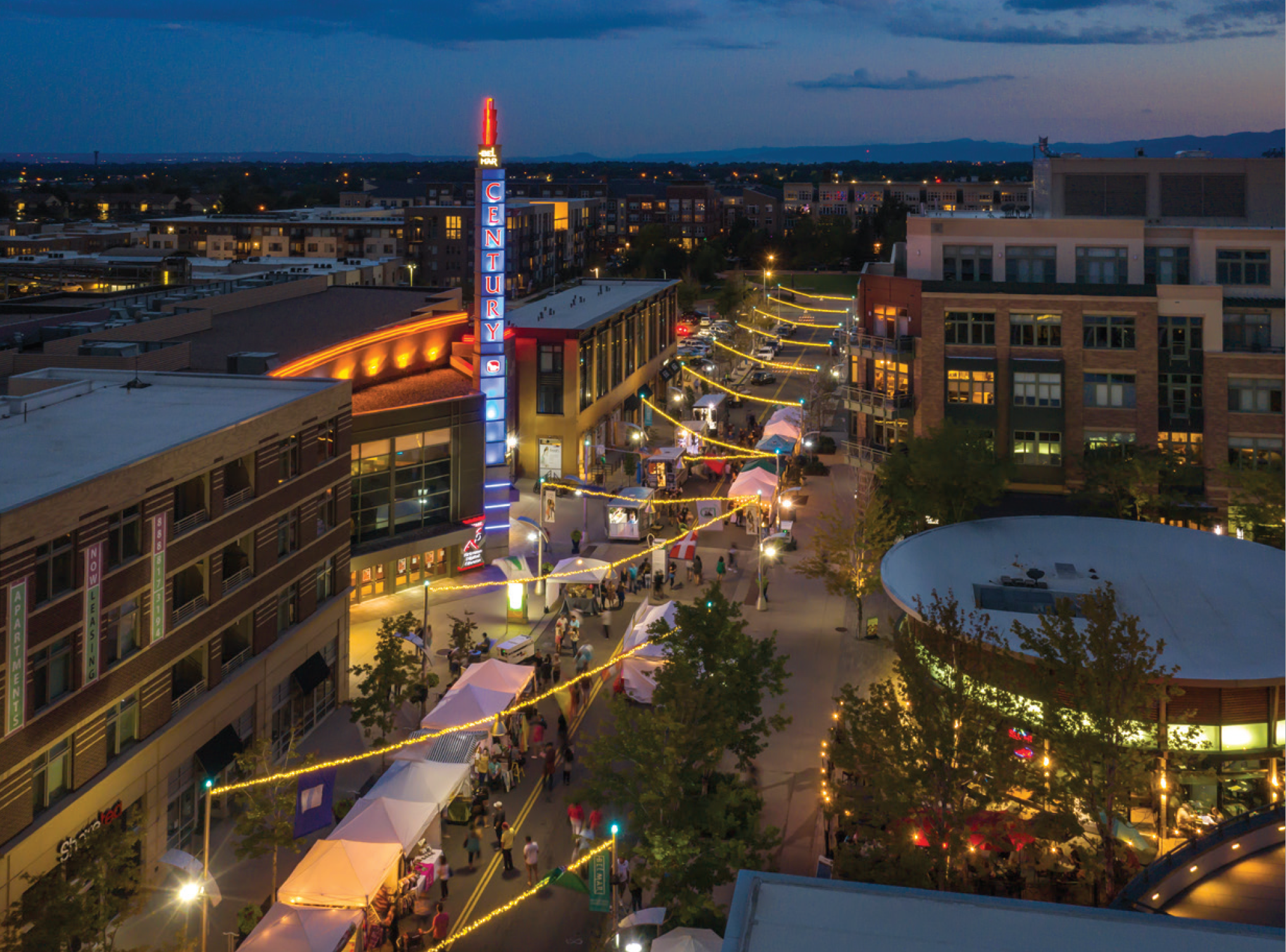 A commercial solar panel system providing clean energy to a business in Lakewood, CO.