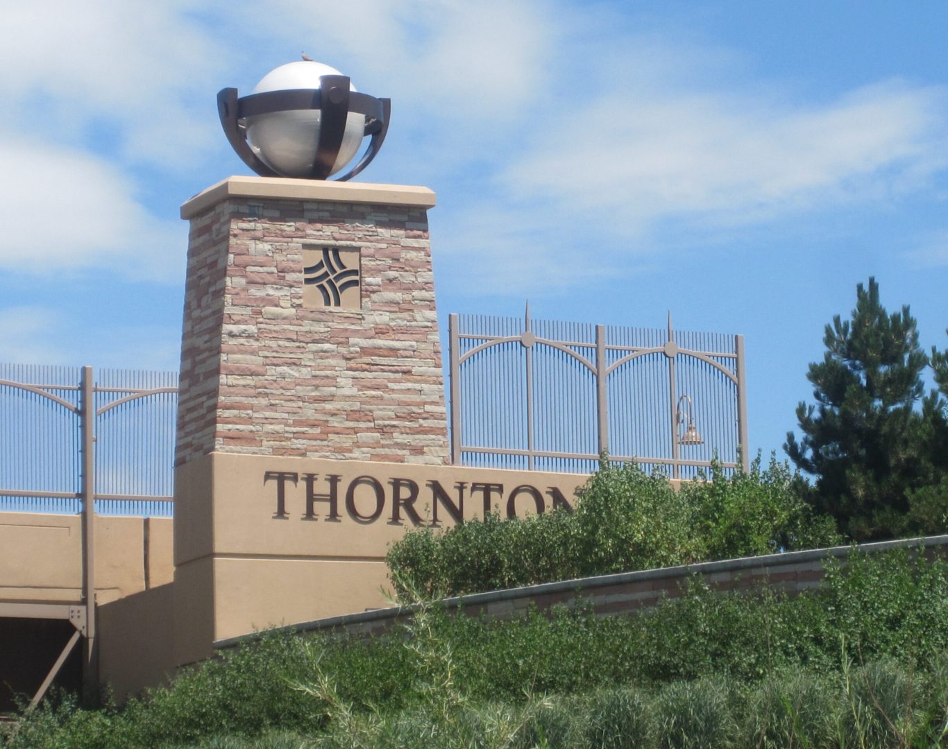A commercial solar panel system providing clean energy to a business in Thornton, CO.
